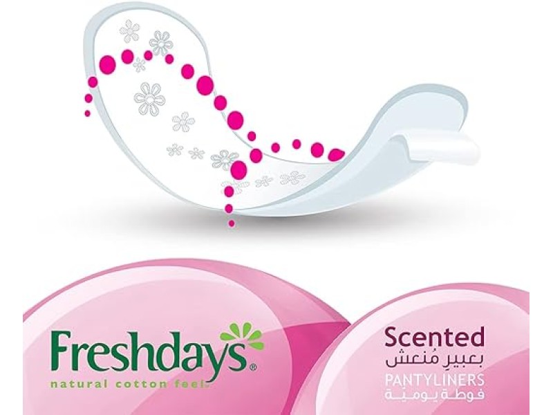Freshdays women napkins pantyliners scented 72 pads