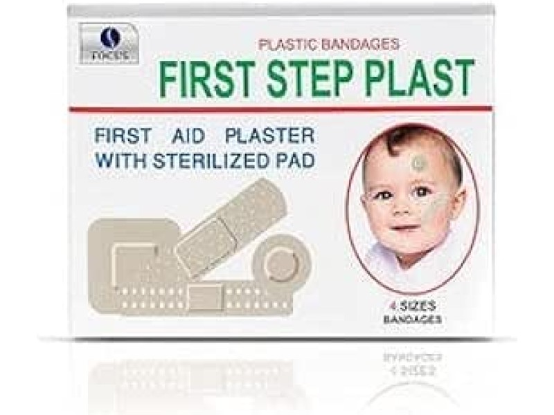 Focus first step plast wound patch 100 mix pieces 