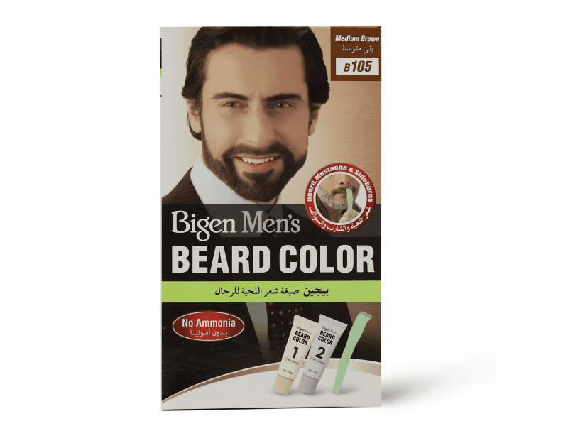 Bigen mens beard color  b105 medium brown 40gm