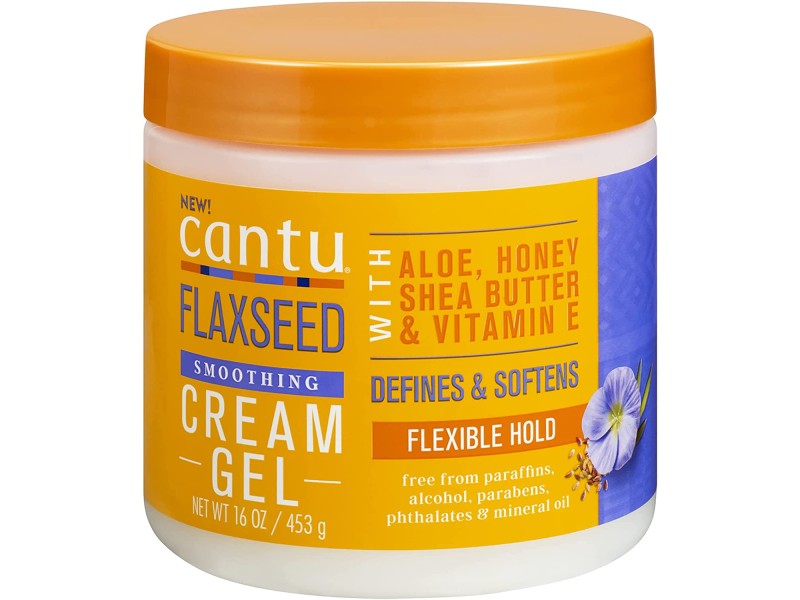 Cantu flaxseed cream gel jar 16 oz