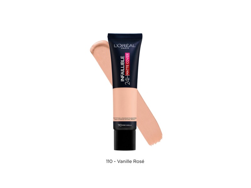 Loreal infaillible 24h natte cover 110rose vanilla 30ml