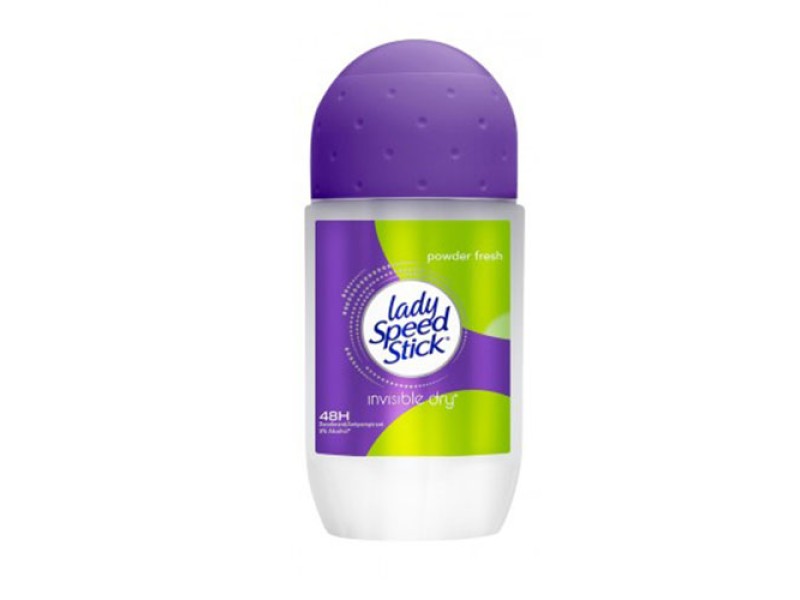 Lady speed stick roll on invisible dry 24h powder fresh 50ml
