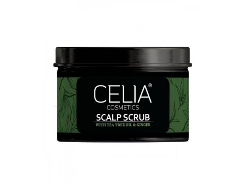 Celia scalp scrub with tea tree oil & ginger 300gm