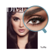 Diva color contact lenses truffle