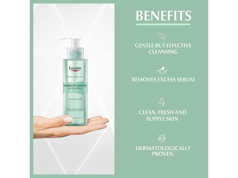 Eucerin dermo purifyer oil control cleansing gel - 200 ml
