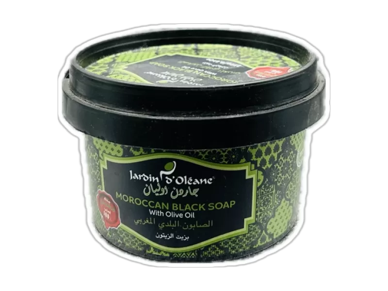 Jardin oleane moroccan black soap olive oil 250ml