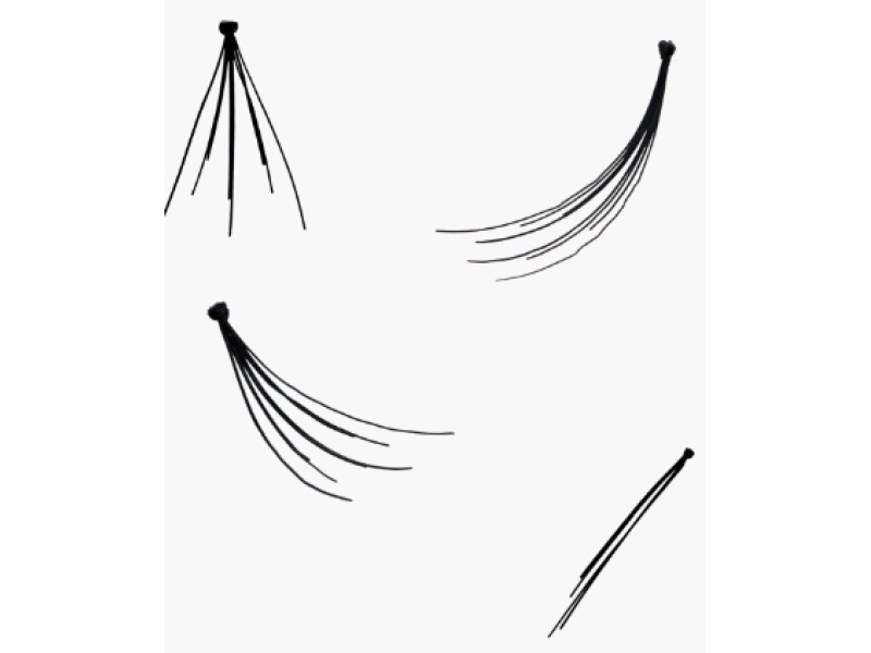 Rima beauty eyelashes shore&medium black