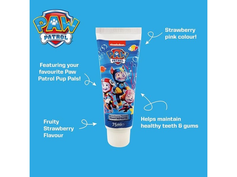 Nickelodeon paw patrol tooth gel 75ml strawberry