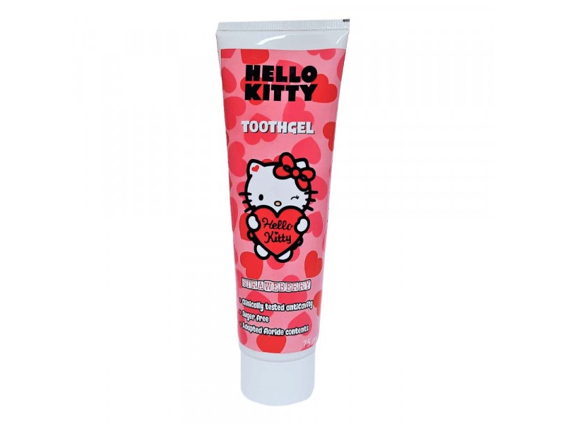 Hello kitty tooth gel 75ml straweberry