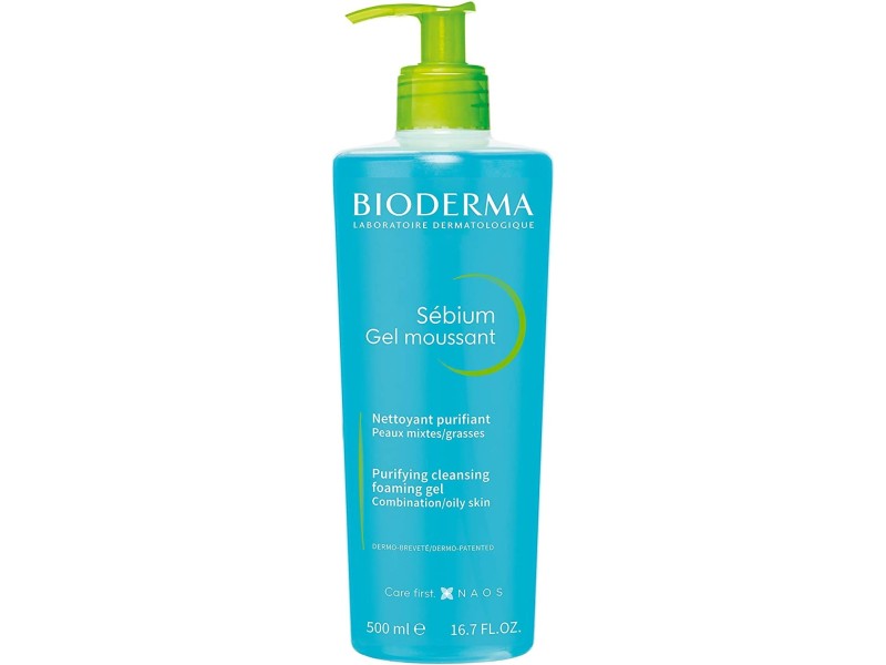 Bioderma sebium facial purifying cleansing foaming gel for combination oily skin 500ml