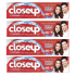 CLOSEUP TOOTHPASTE 75MLX4 RED HOT SPECIAL OFFER