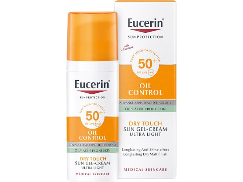 EUCERIN 50+UVA OIL CONTROL DRY TOUCH SUN GEL 50ML