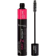 RIMMEL LONDON DAY 2 NIGHT WATERPROOF MASCARA BLACK 01