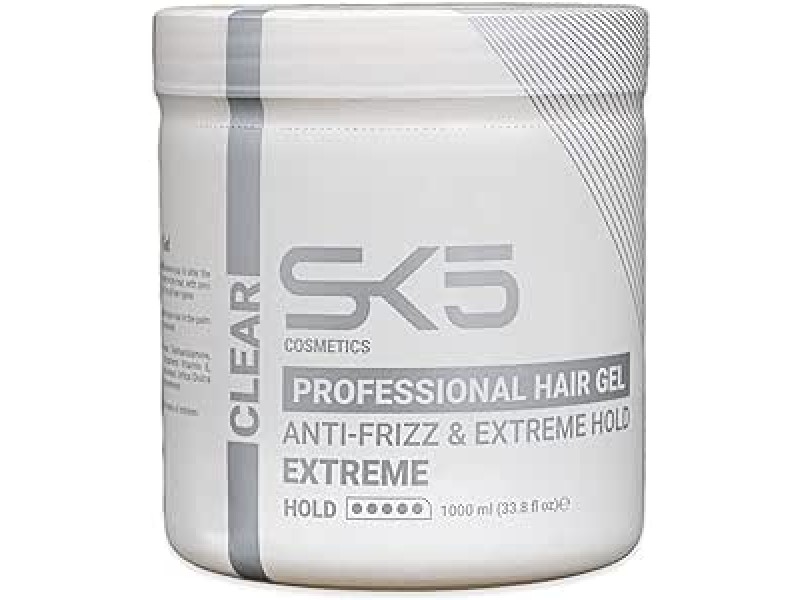 SK5 CLEAR HAIR GEL SUPER HOLD ANTI FRIZZ 500ML