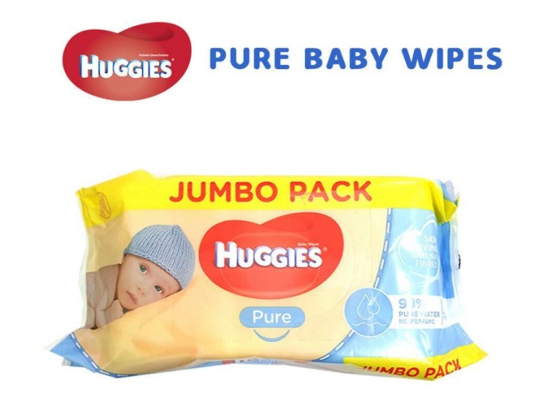 HUGGIES BABY WIPES 72 PURE 