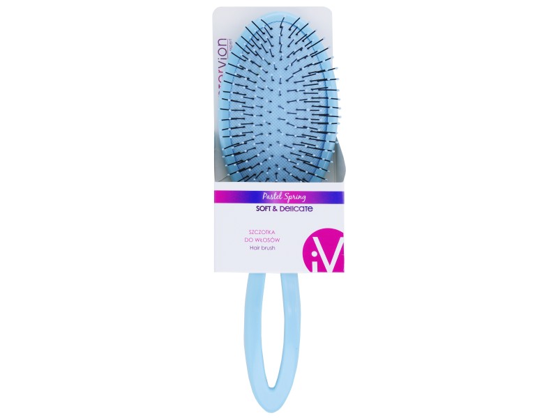 INTER-VION HAIR BRUSH OVL PASTEL SPRING COLLECTION 498697