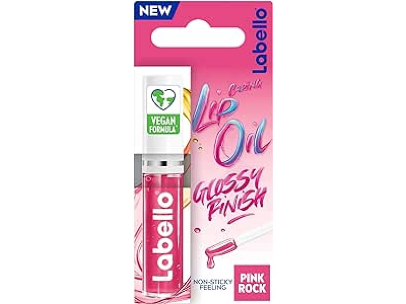 LABELLO CARING LIP OIL GLOSSY FINIS PINK ROCK 5.5ML