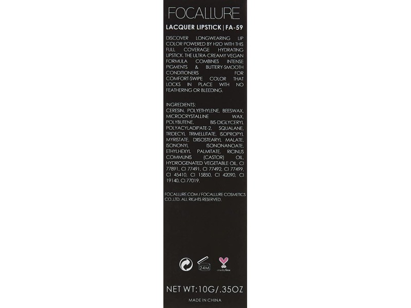 FOCALLURE LACQUER LIPSTICK 09 RED ORANGE