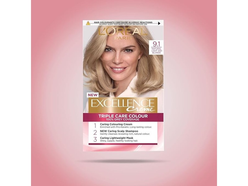 Loreal Excellence Light Ash Blonde 9.1 Hair Dye