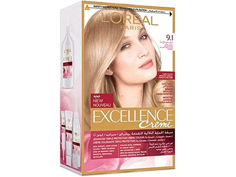 Loreal Excellence Light Ash Blonde 9.1 Hair Dye