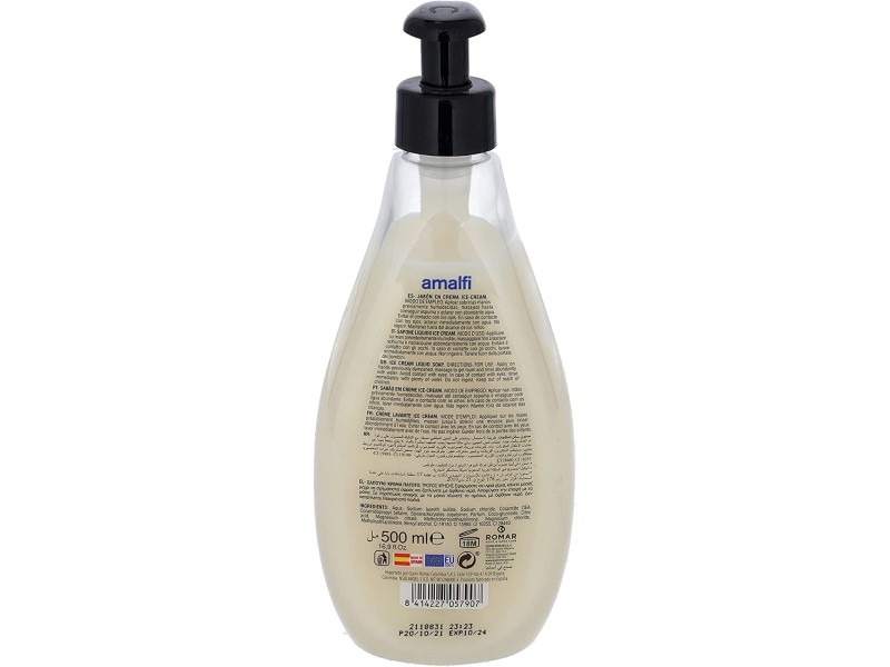 AMALFI LIQUID SOAP ICE CREAM 500ML