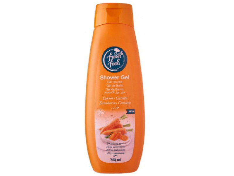 FRESH FEEL SHOWER GEL CARROT 750ML