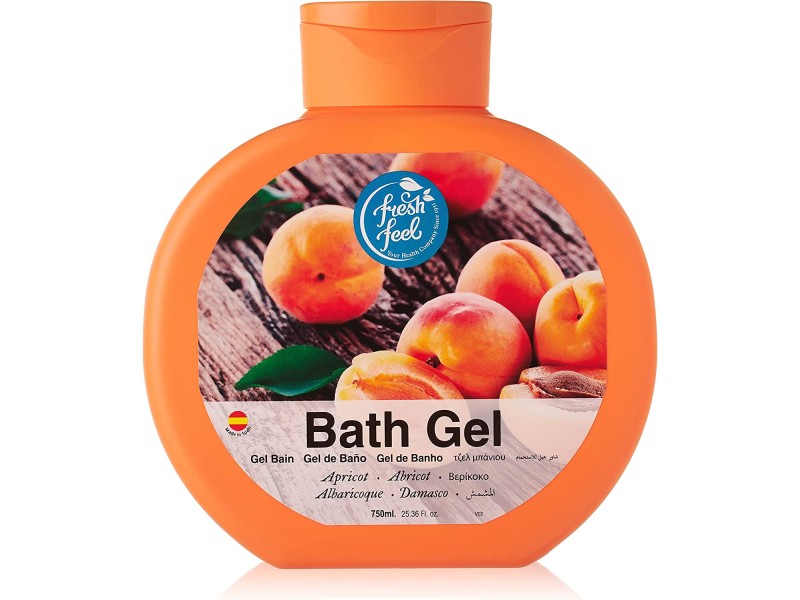 FRESH FEEL BATH GEL APRICOT 750ML