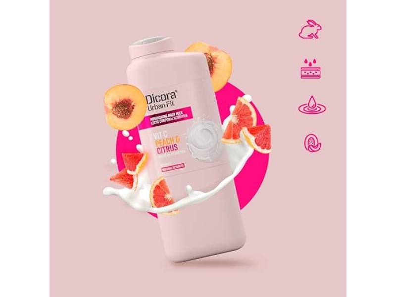 DICORA BODY MILK PEACH CITRUS 400ML