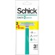 SCHICK RAZOR EXACTA 2 SENSITIVE VITAMIN 5+2 FREE