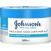 كريم توازن البشرة للوجه والجسم من جونسون 300 مل