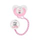 WEE BABY PACIFIER & HOLDER SET (6-18M) C372