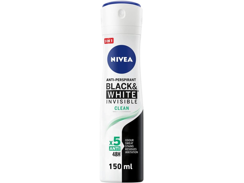 Nivea spray invis b/w women clean 150ml
