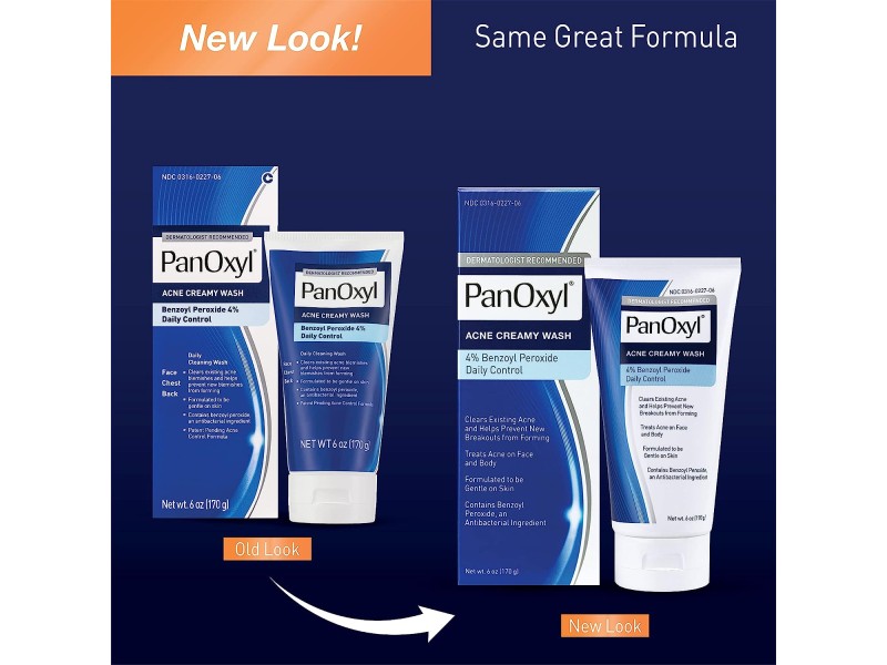 PANOXYL ACNE CREAMY WASH 4% BENZOYL 170G