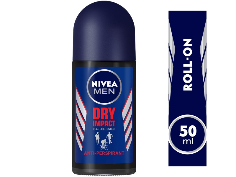 Nivea deodorant roll-on dry impact - 50 ml