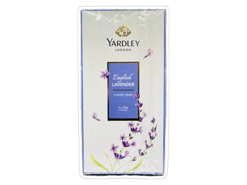YARDLEY LUXURY SOAP PERFUMED ENGLISH LAVENDER 3X100GM