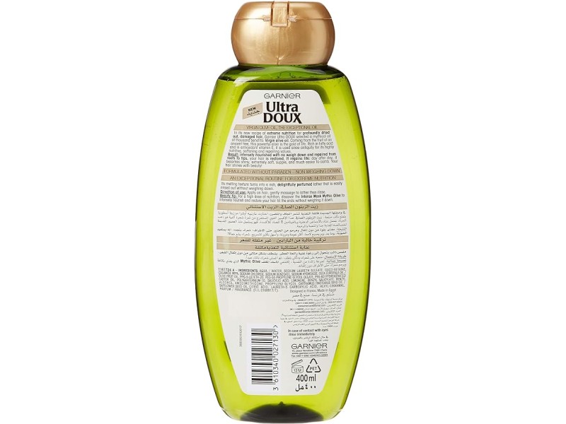 Garnier ultra doux shampoo mythic olive 400ml Garnier ultra doux shampoo mythic olive 400ml