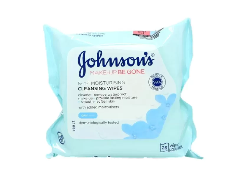 Johnsons Face Care Wipes 25s Moisturising