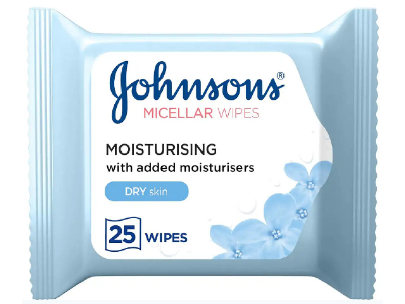 Johnsons Face Care Wipes 25s Moisturising