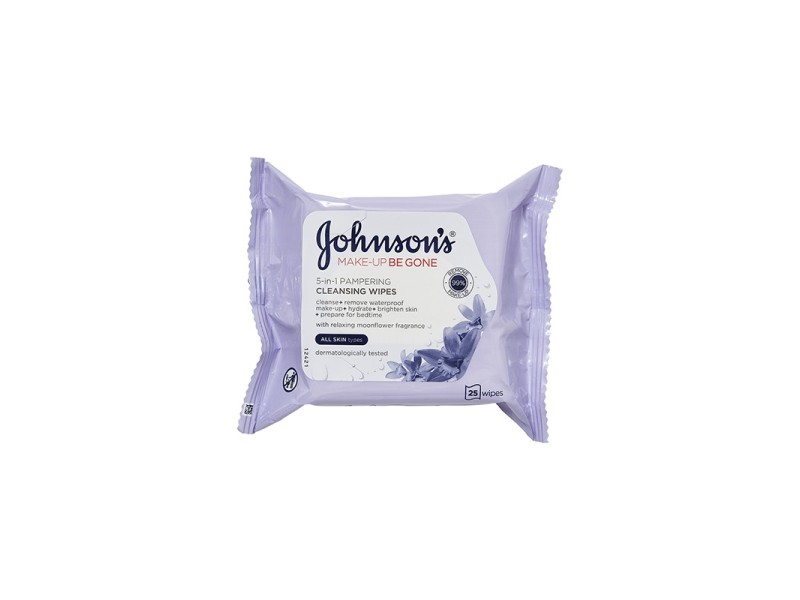 Johnsons Face Care Wipes 25s Pampering