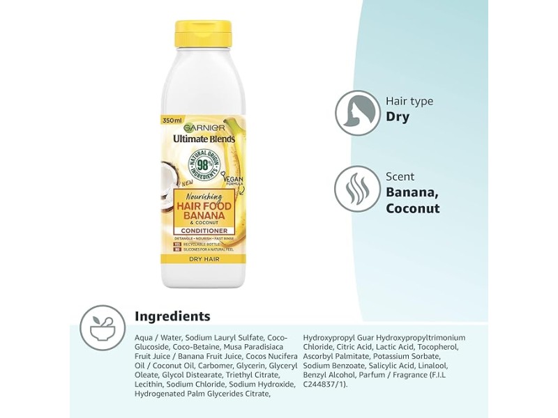 Garnier Ultimate Blends Conditioner 350ml Banana