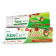 Aloedent childrens fluoride free toothpaste with strawberry