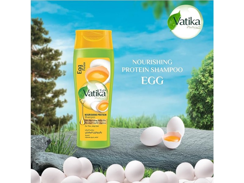 Vatika shampoo 400ml egg  protein thick 328g1