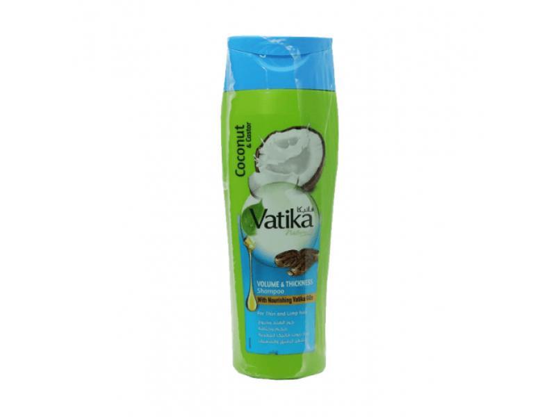 Vatika shampoo 400ml coconut volume thick