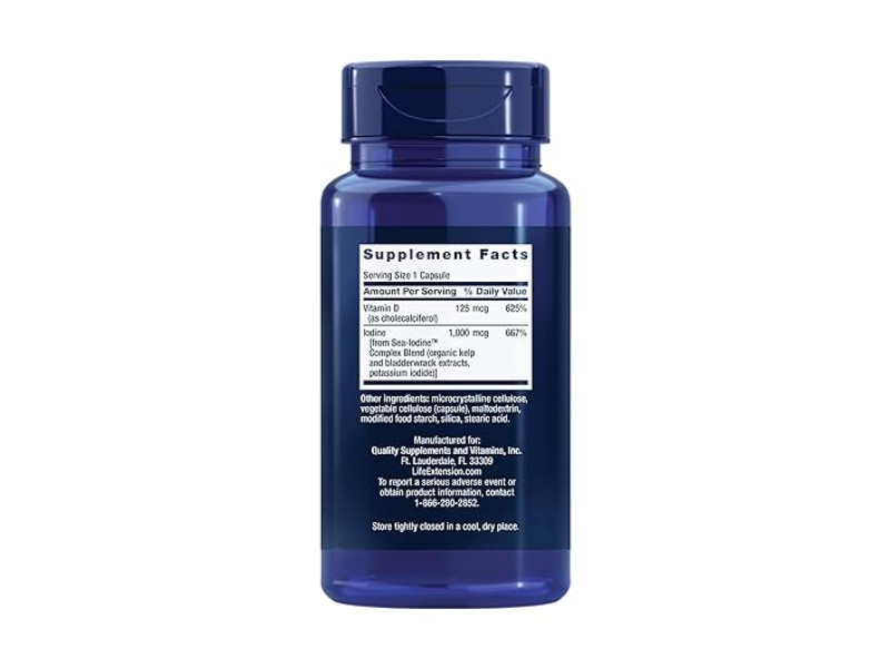 LIFE EXTENSION VITAMIN D3 125MCG 5000IU 60 TAB