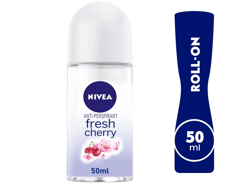 Nivea fresh cherry deodorant roll-on - 50ml