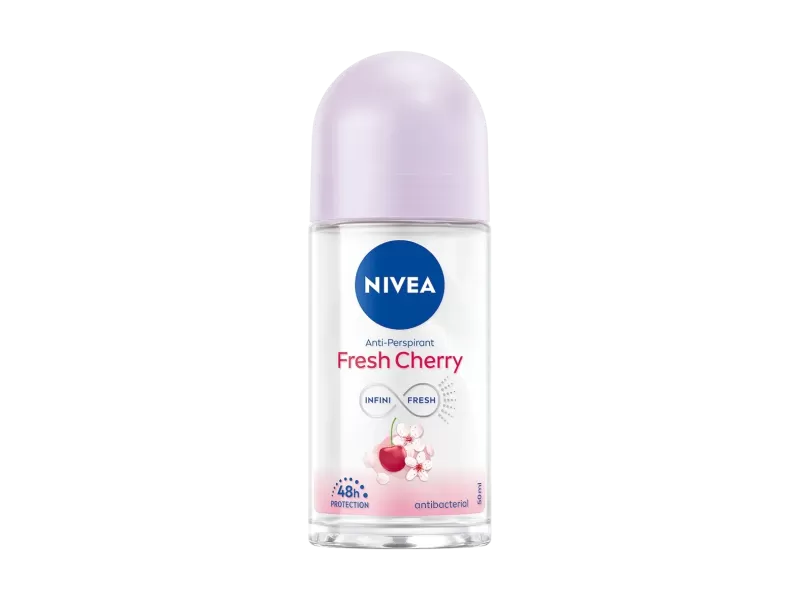 Nivea fresh cherry deodorant roll-on - 50ml