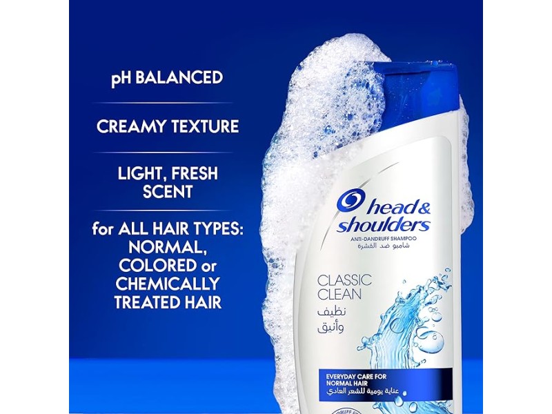 HEAD & SHOULDERS SHAMPOO CLASSIC CLEAN 400ML HEAD & SHOULDERS SHAMPOO CLASSIC CLEAN 400ML