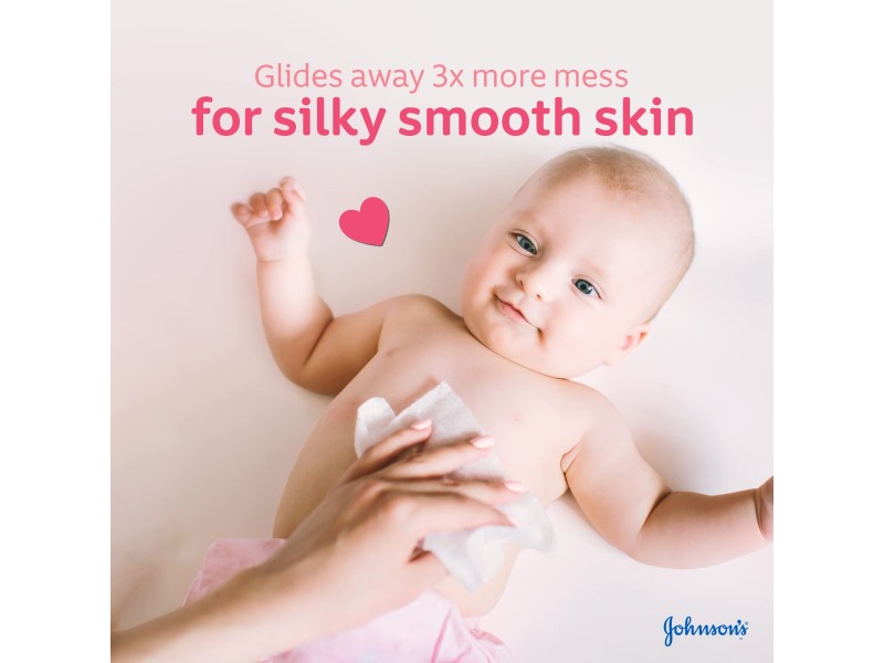 Johnsons gentle all over 72 wipes (2+1)