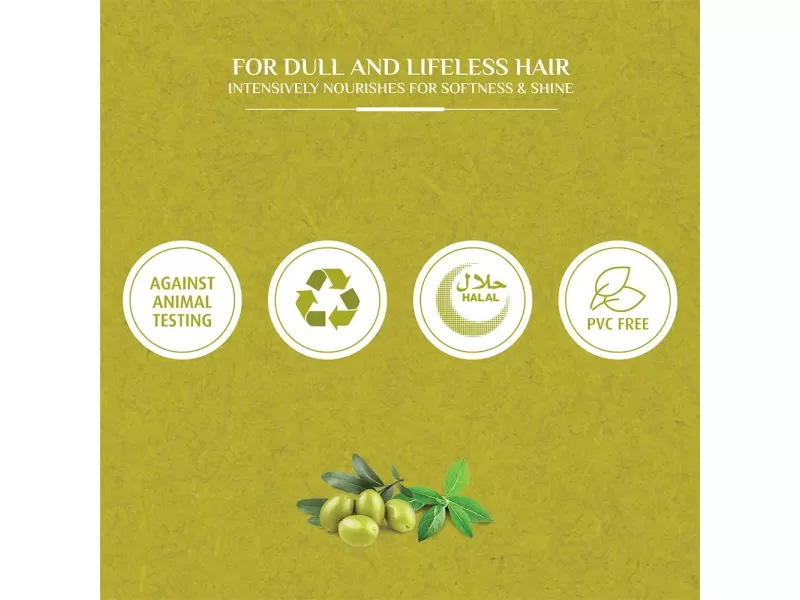 Vatika shampoo 700ml  olive henna  nourish protect