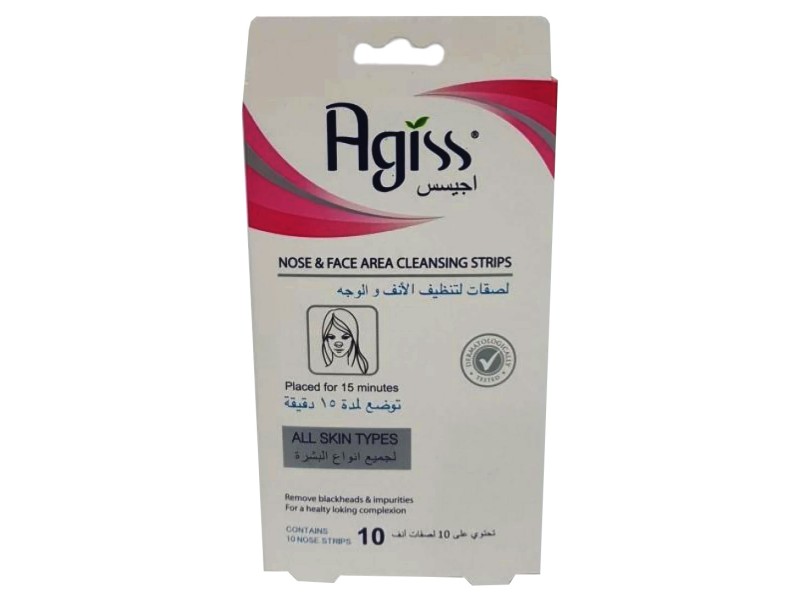 Agiss cleansing strips for face & nose 10p